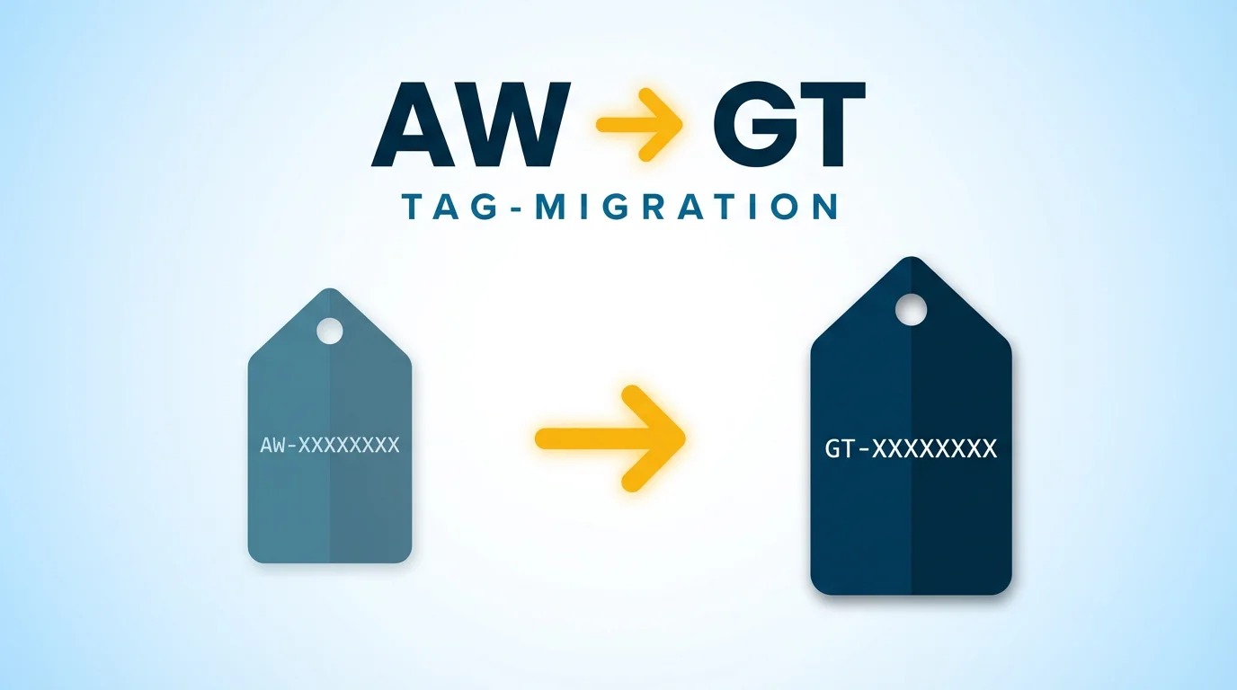 AW-Tag wird abgelöst: Was die Migration zum GT-Tag für dein Tracking bedeutet