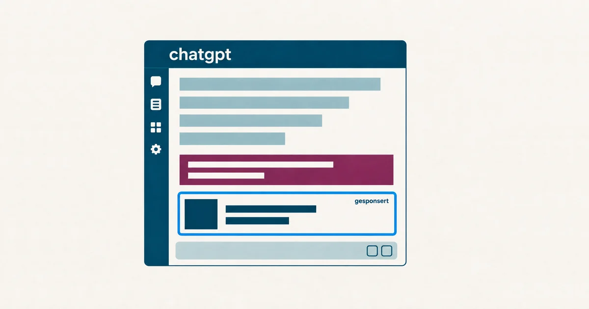 ChatGPT Ads: OpenAI schreibt Text neben deine Anzeige