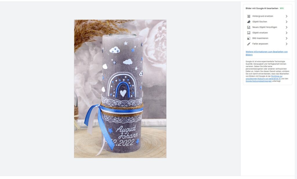 Google Ads Bild bearbeiten