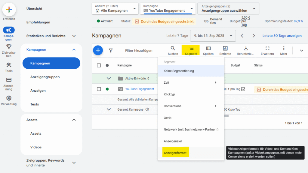 youtube anzeigenformate demand gen 2