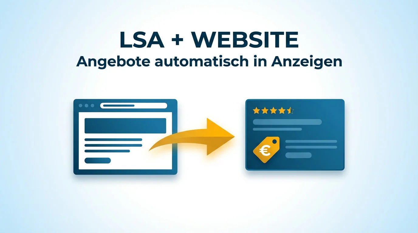 Local Services Ads zeigen jetzt Angebote und Preise direkt von deiner Website