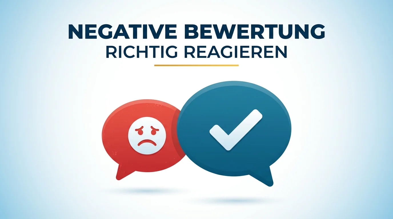 Negative Google-Bewertung erhalten? So reagierst du richtig