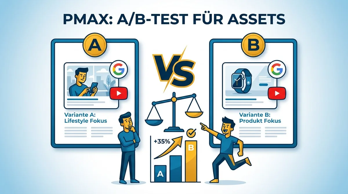 Performance Max: Endlich echtes A/B-Testing für Assets