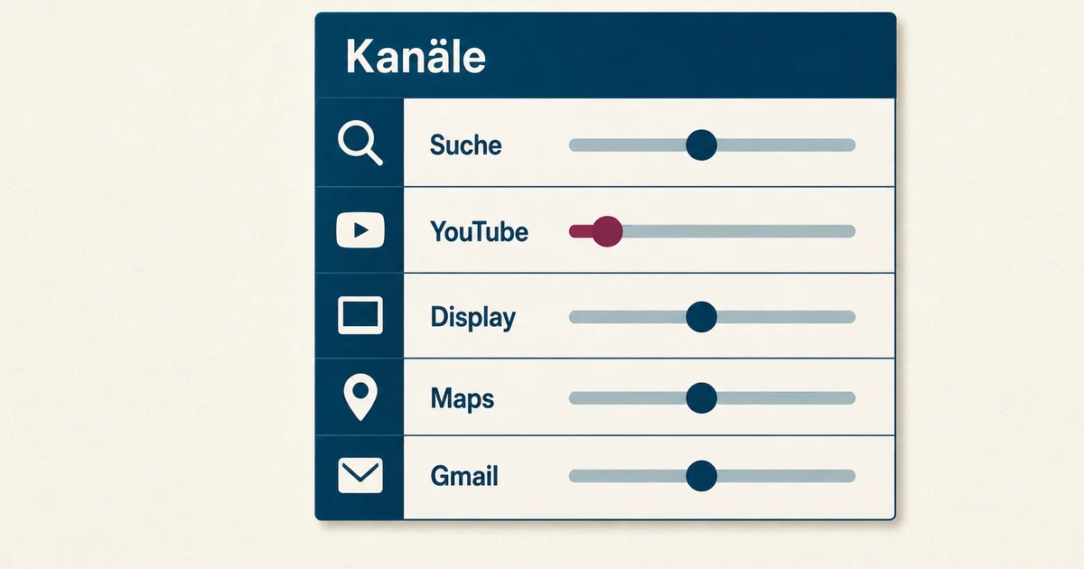 Performance Max: Kanäle jetzt einzeln priorisieren
