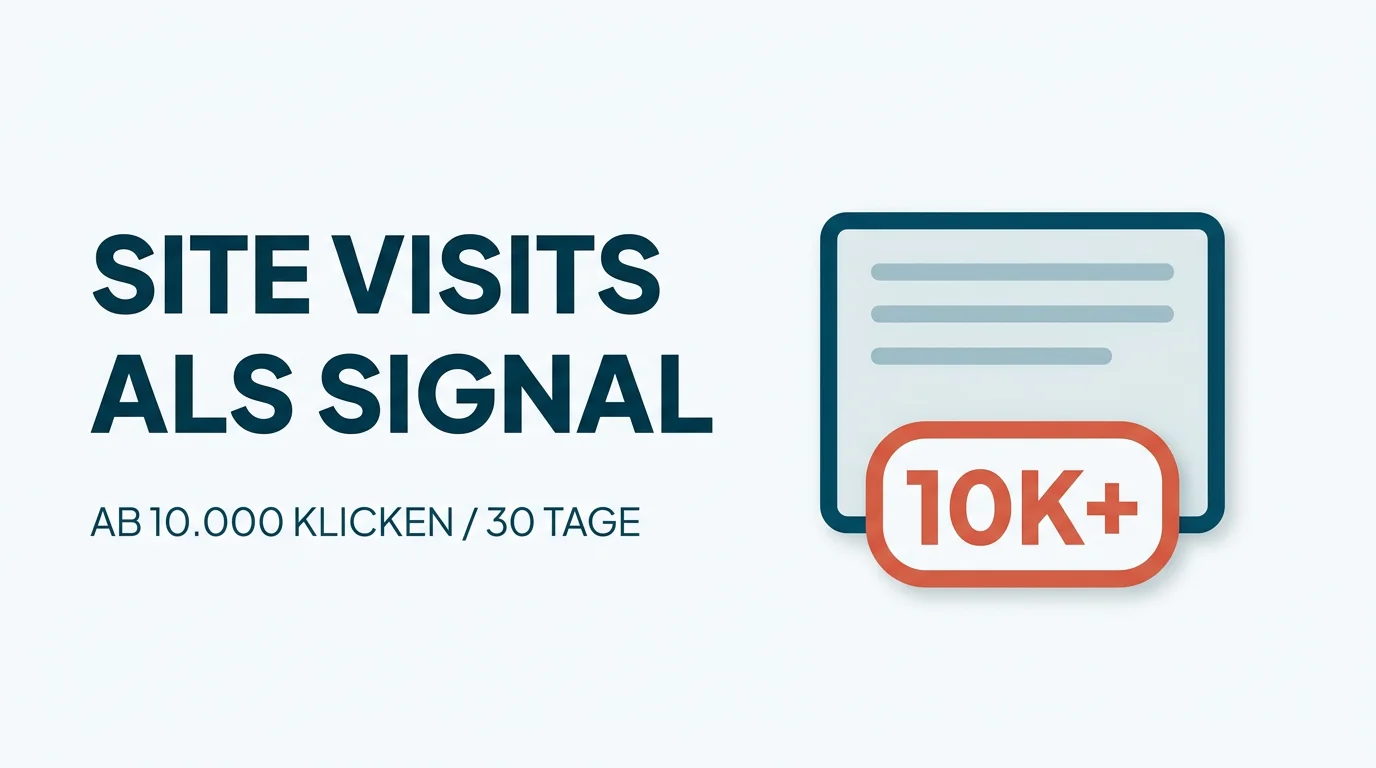 Site Visits Asset: Wie Google deine Besucherzahlen in Suchanzeigen sichtbar macht